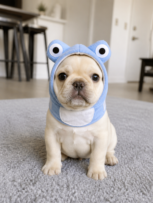 Frog Hat - Blue