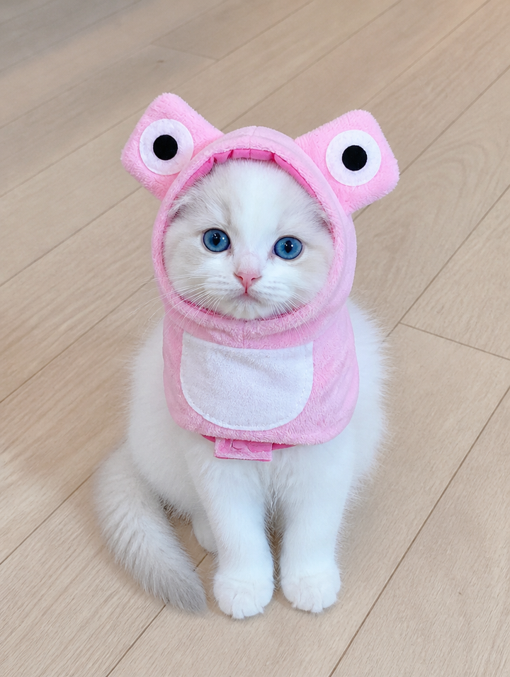 Frog Hat - Pink