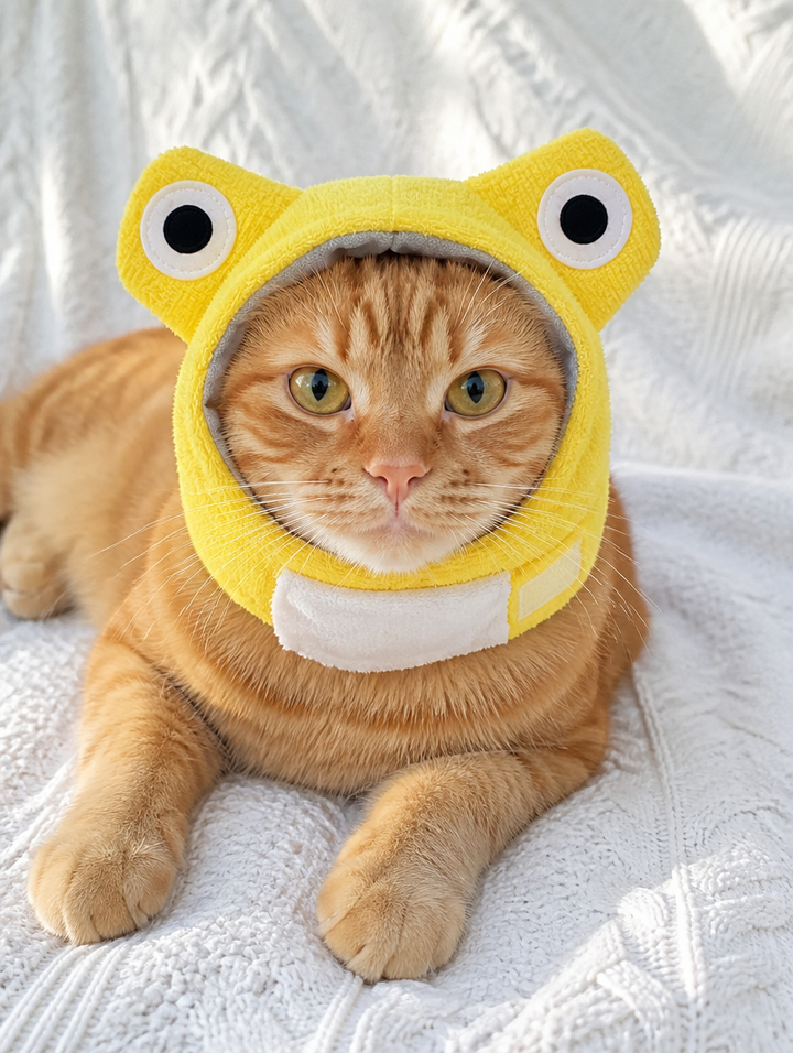 Frog Hat - Yellow
