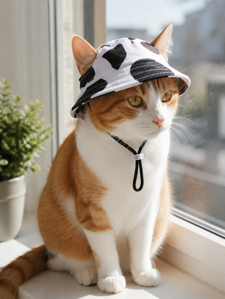 Bucket Hat - Cow Print